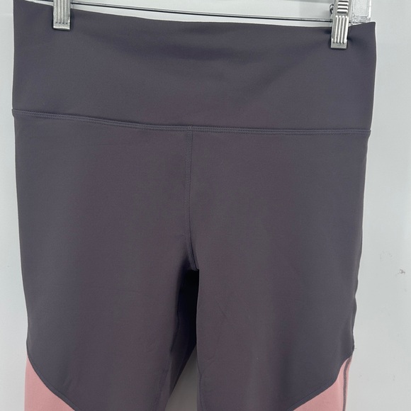 Fabletics Activewear Sporty ColorblockZone High-Waisted Leggings in Charcoal SzL - Picture 5 of 13